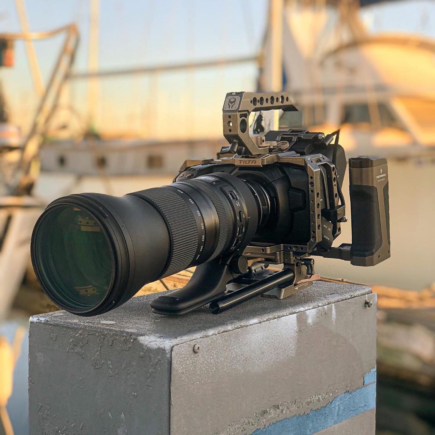 Dock Chillin - Blackmagic pocket cine cam 4K with Tamron 150-600mm G2 