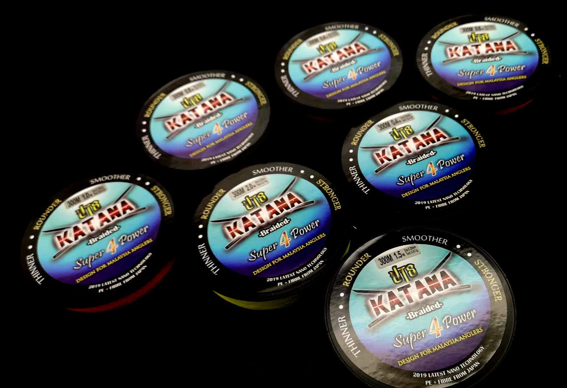 #Restok #KatanaBraid #FormulaBraid #Uts_Tackles #Jigging #Bottom #Casting #Popping #4Power #8Power 4Slick 300M