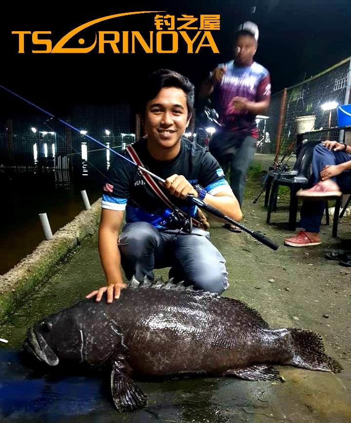 Grouper Gangster Tun Landed By Trulinoya Falcon 2000 With Katana Braid 12LB, Good Job Bro 👍💪  REEL : TRULINOYA FALCON 2000