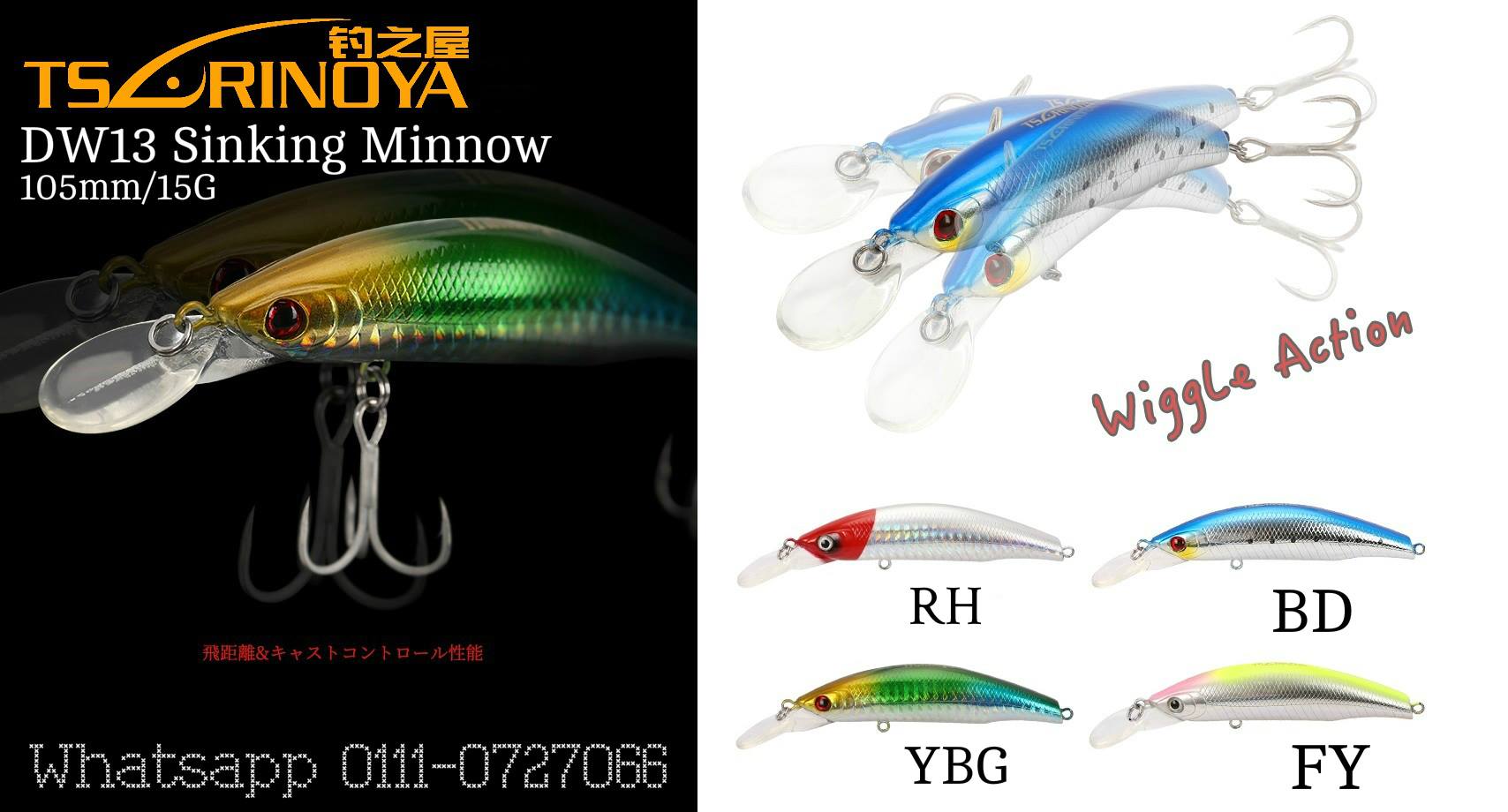 Trulinoya DW13 Sinking Minnow 105mm/15G 