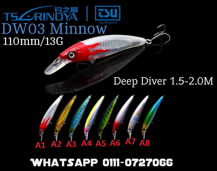 Trulinoya DW03 Floating Minnow 110mm/13G 