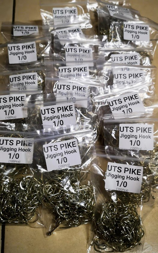 #Restok UTS Pike Jigging Hook 1/0;2/0;3/0;4/0 *Ring Type only **Material Import Steel, Kekuatan dan Kekerasan Hook Lebih Tinggi. 