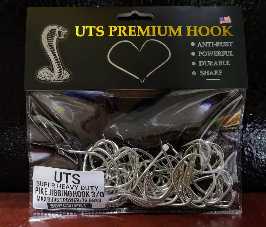 Lbh 4Bulan xde stok, akhirnya Sampai Stok Baru, Manual Hook Bending pakai tangan buat Satu2, Mesin yg tidak boleh digantikan, Pastikan Kekuatan Hook terbaik!!! UTS SUPER HEAVY DUTY PIKE 3/0