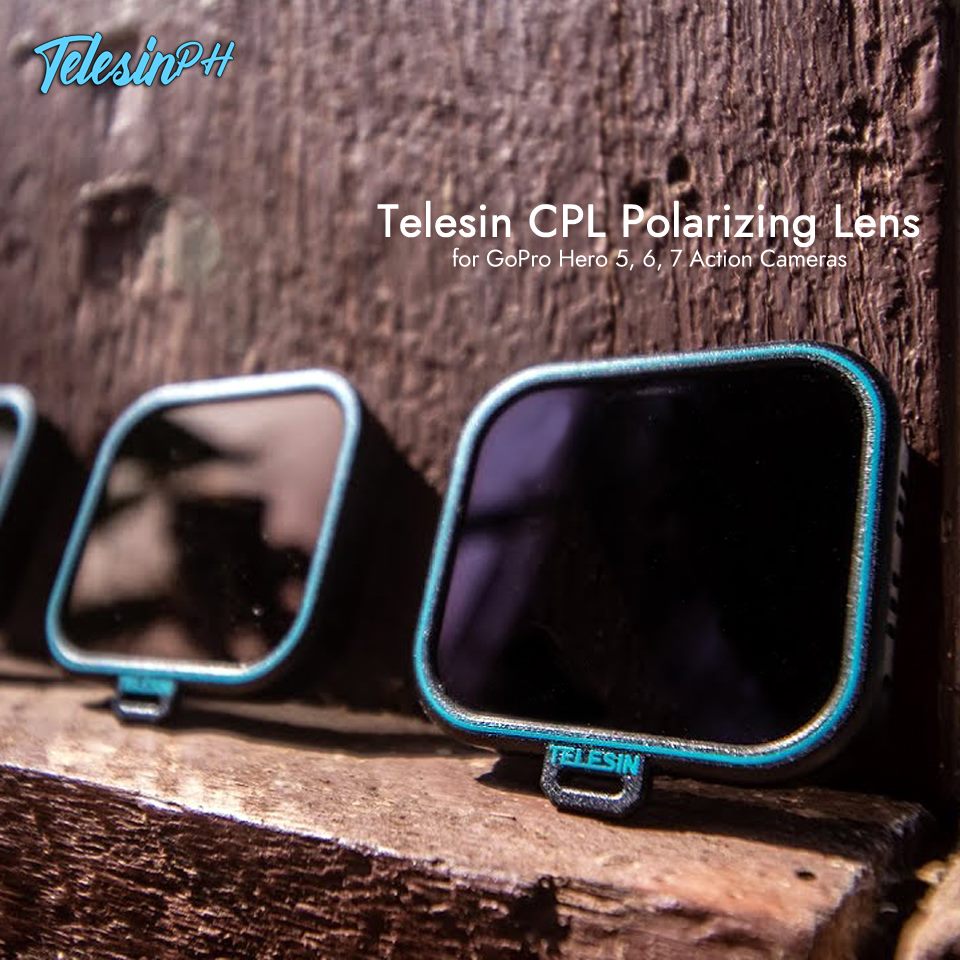 Get more accurate and stunning shots with Telesin CPL Polarizing Lens Filter! Features: