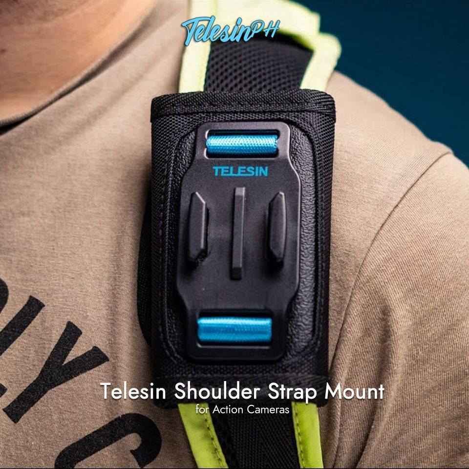 Mount your action camera to your backpack strap with Telesin Shoulder Strap Mount while doing your hiking, cycling, skiing, climbing, etc. Fully free your hands to get the wonderful shooting. Simple structure with durable materials, Easy and convenient to install and release your action camera by sliding it on the mount. Full details >> www.tomtop.com --...