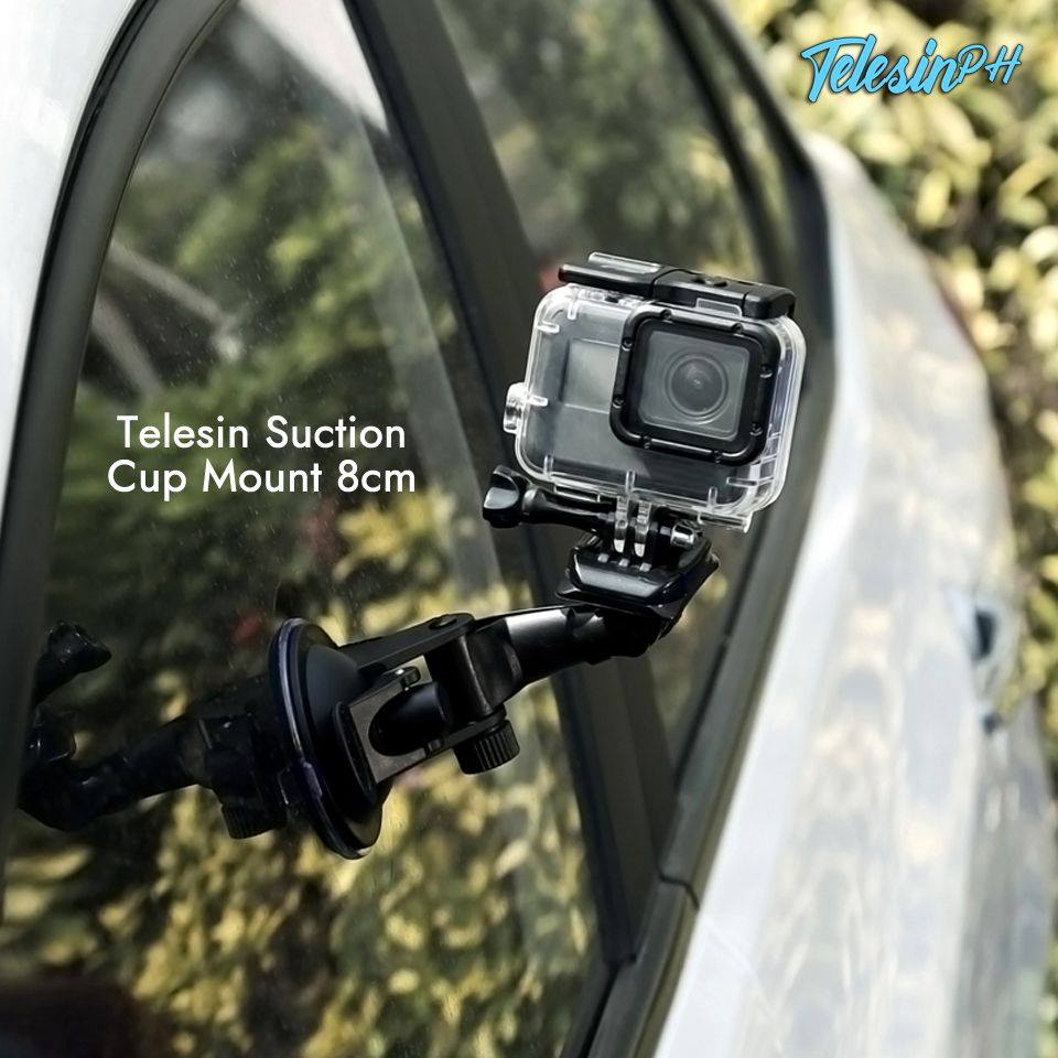 Attach your camera with this Telesin Suction Cup Mount, An industrial strength suction cup to cars, boats, or motorcycles for your high-impact sports and filming needs. Get it here www.tomtop.com for only ₱279 ❗️  Engineered to provide a broad range of motion and stability and 