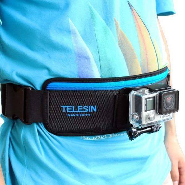 TELESIN Adjustable Waist Belt Strap For Action Cameras Features