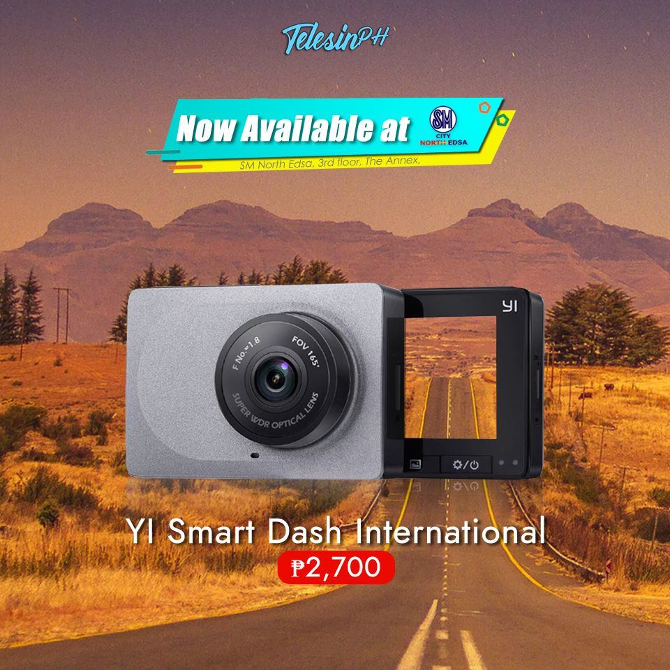 Drive Smarter, Drive Safer with YI Dash Cameras. It provides protection to you and your car with ultimate performance and affordability. You can now grab YI Dash Camera at our Store in SM North Edsa,