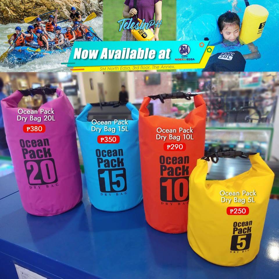 Summer na! 🔥 Uso nanaman Lumangoy, Sumisid at Mabasa 💦 pero hindi kailangan madamay pati ang gamit mo, kaya gumamit na ng Ocean Park Waterproof Dry Bag❗️