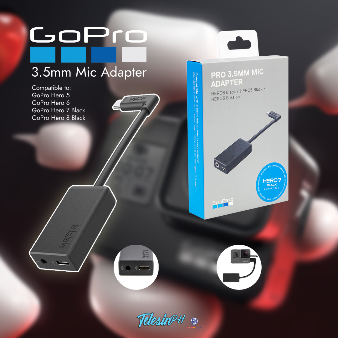 Record High-Quality Clean Audio from GoPro 3.5mm Mic Adapter with your GoPro Action Cameras. 🕬 Produce high-quality clean audio recordings