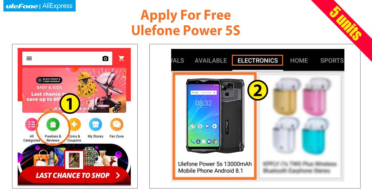 Ulefone Power 5S GIVEAWAY.