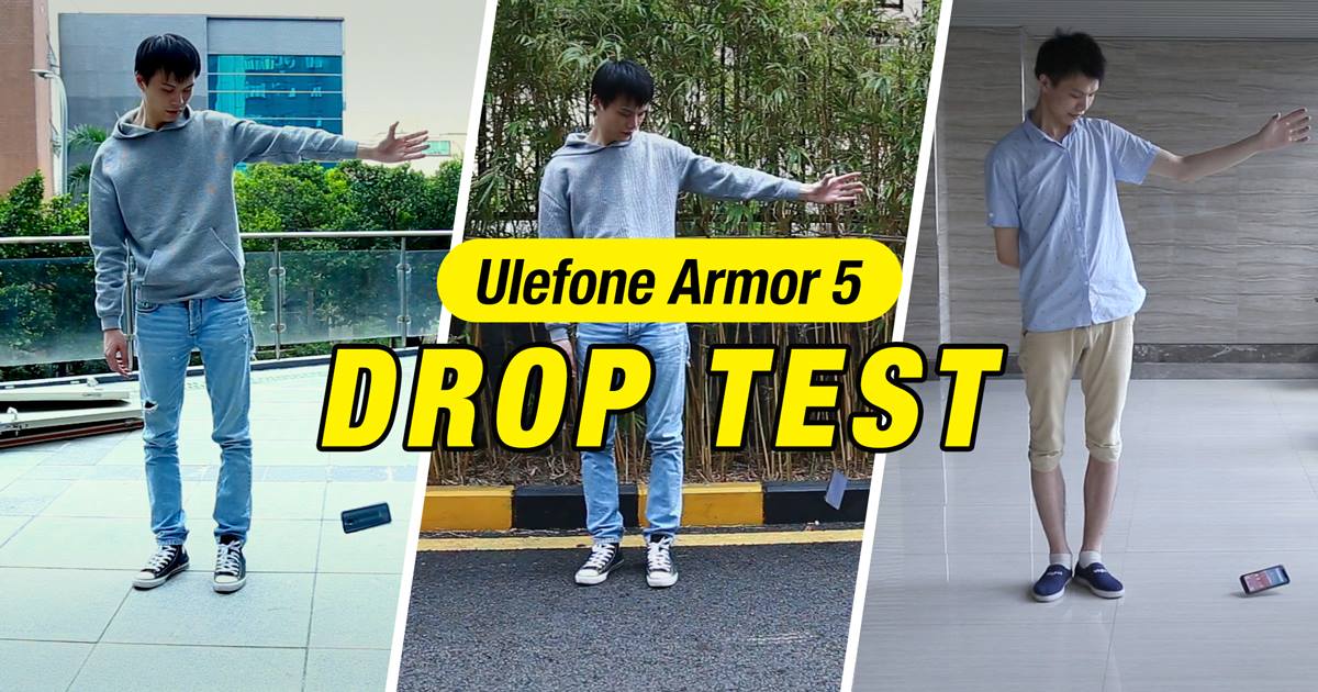 Video: Ulefone Armor 5 1.5M Drop Test over Different Grounds.