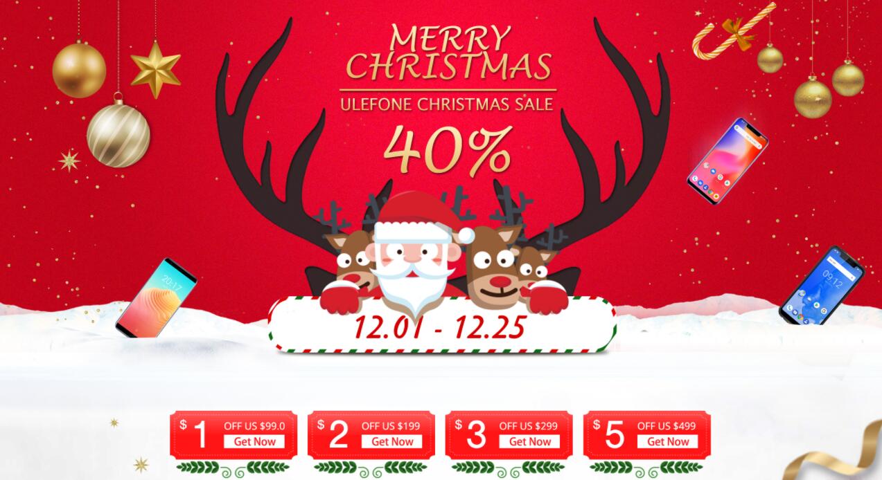 Ulefone Christmas Shopping Deals!