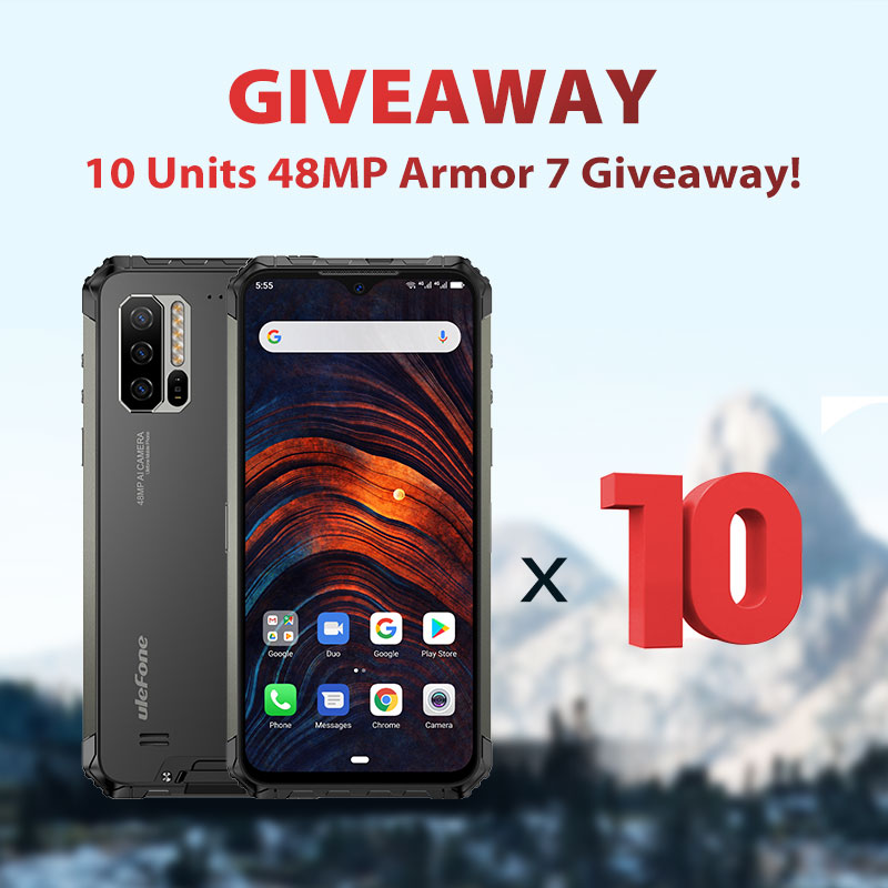 10 units Ulefone Armor 7 Giveaway!