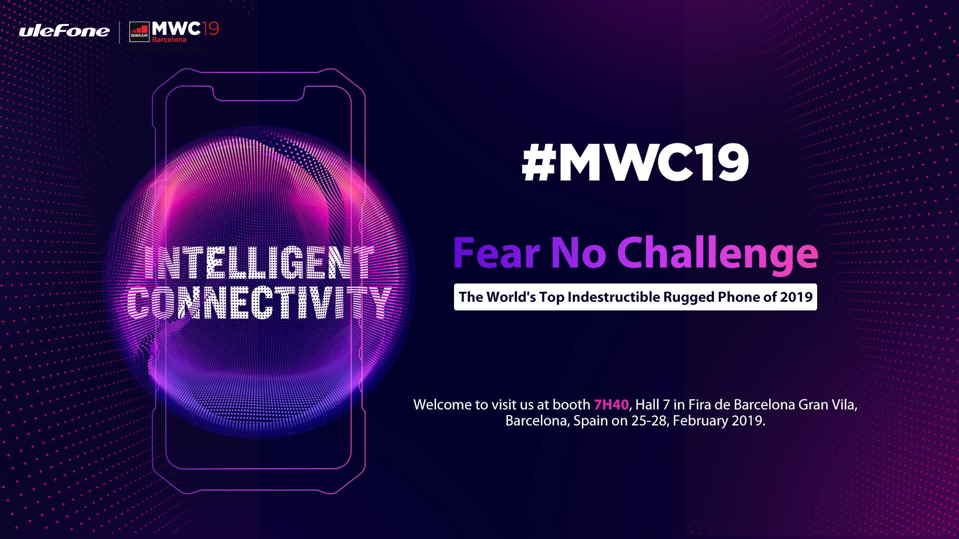 Again, meet Ulefone at 2019 MWC!