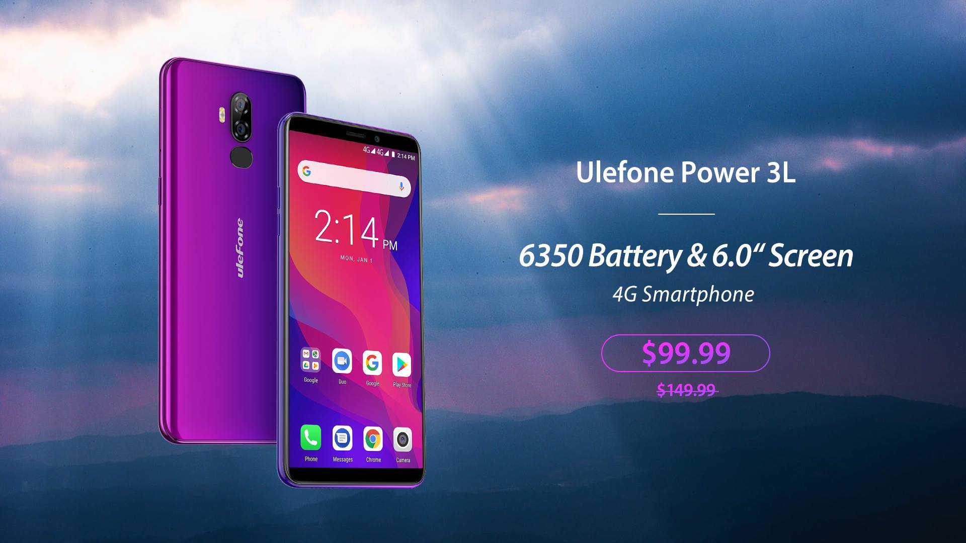 Big Screen and Big Battery Ulefone Power 3L Starts the Pre-sale at $99.99.