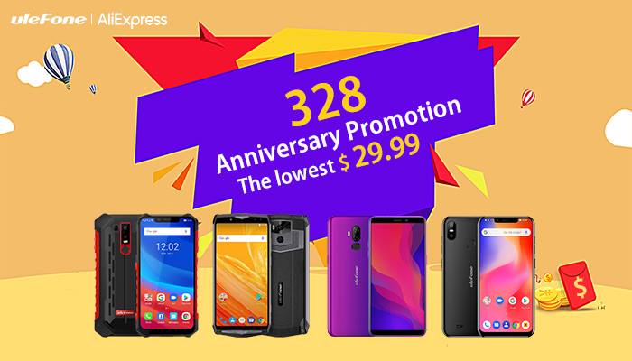 Ulefone global Shopping Carnival & AliExpress's 9th Anniversary is coming soon, during which you can enjoy up to 40% OFF on almost all Ulefone devices.