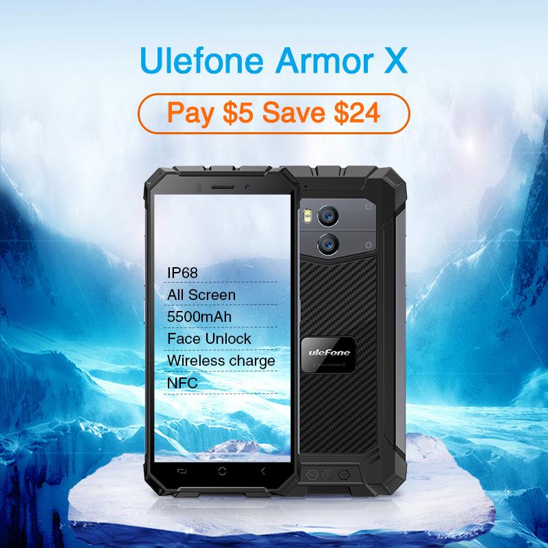 Ulefone Armor X - Pay $5 First, Save $24 Final.