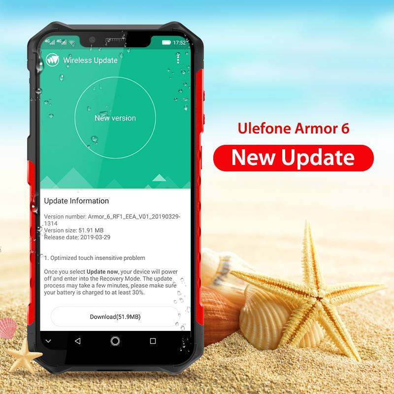 Ulefone Armor 6 new wireless update is available!