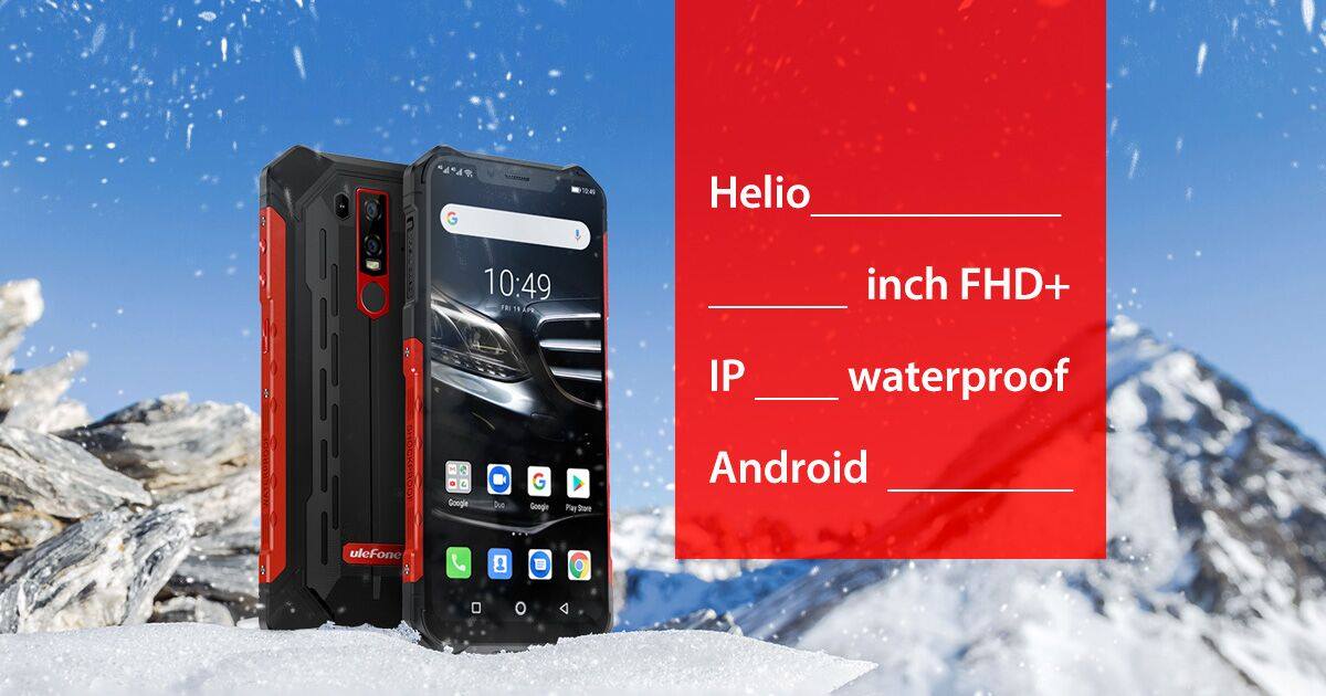 Ulefone Armor 6E is another version of Ulefone Armor rugged phone series.