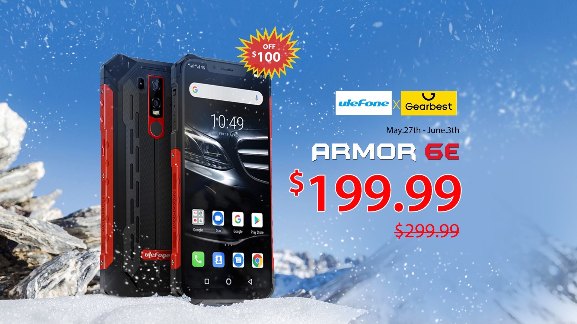 Ulefone Armor 6E One-Week Promotion on Gearbest.