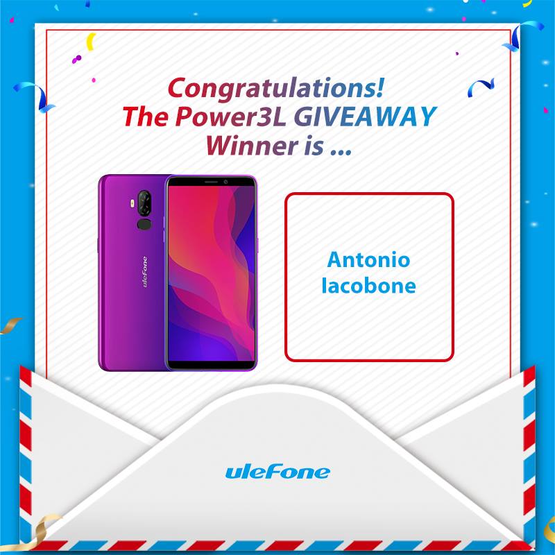 Congratulations, the second GIVEAWAY winner is @Antonio Iacobone.