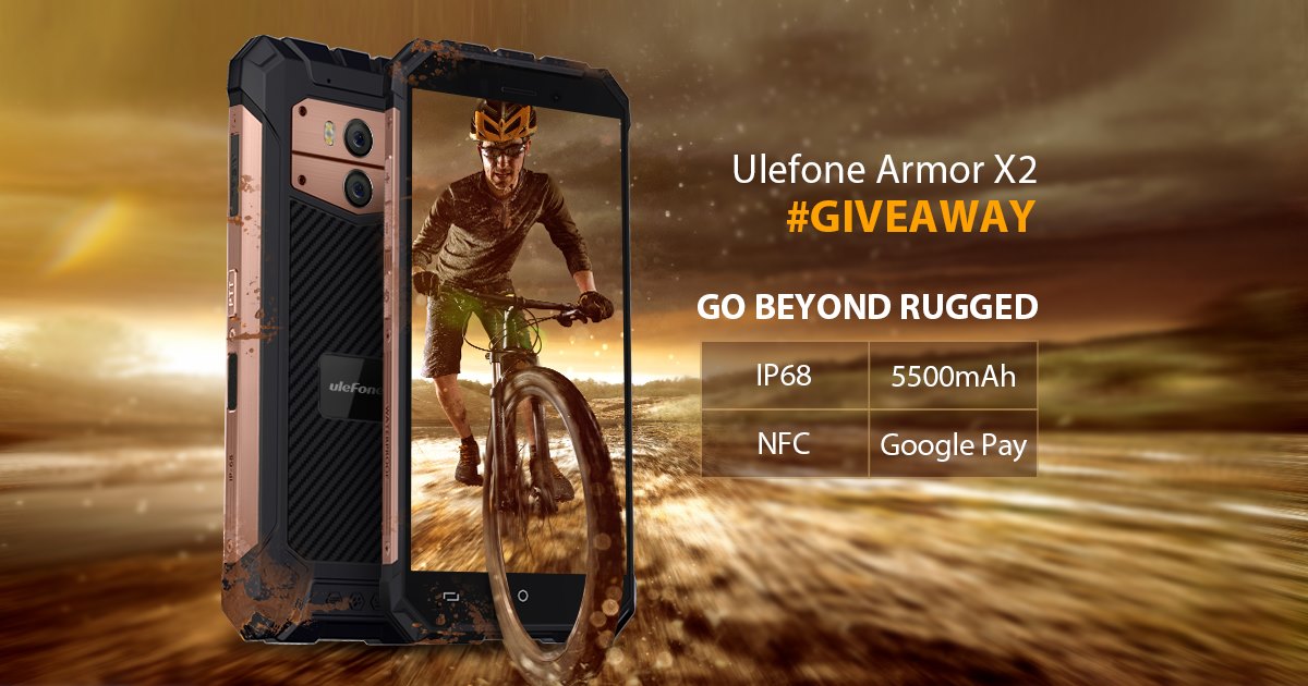 #UlefoneArmorX2 giveaway event is on-going on Ulefone official Instagram page.