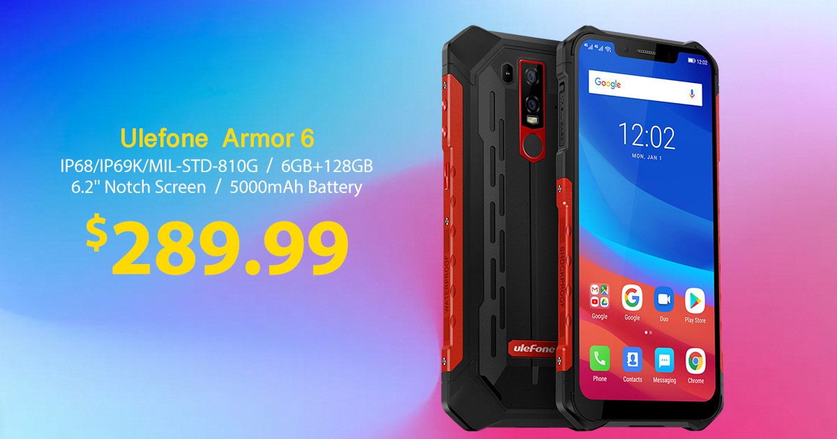 Ulefone Armor 6 is on sale!