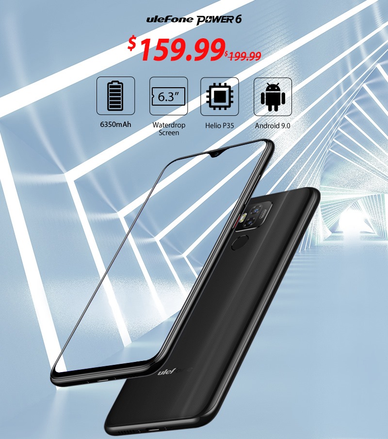 Don't miss the chance to get the power beast #UlefonePower6 at a discount price of $159.99.