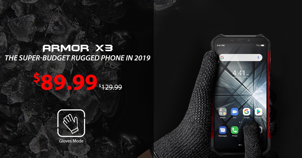 Ulefone Armor X3 - Perfect rugged phone for extreme environment.