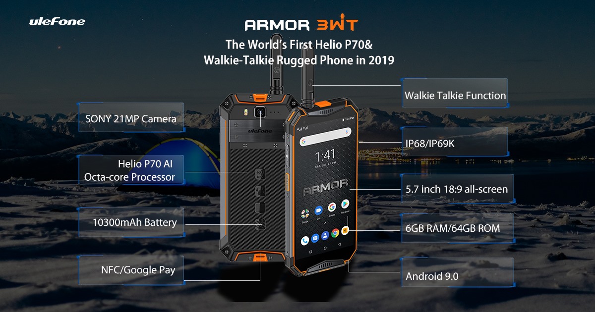 Everything you need to know about the #UlefoneArmor3WT.