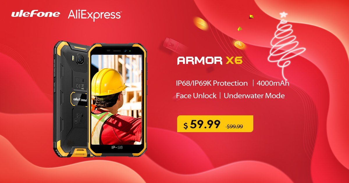 If you are looking for one affordable rugged phone, #UlefoneArmorX6 is here.