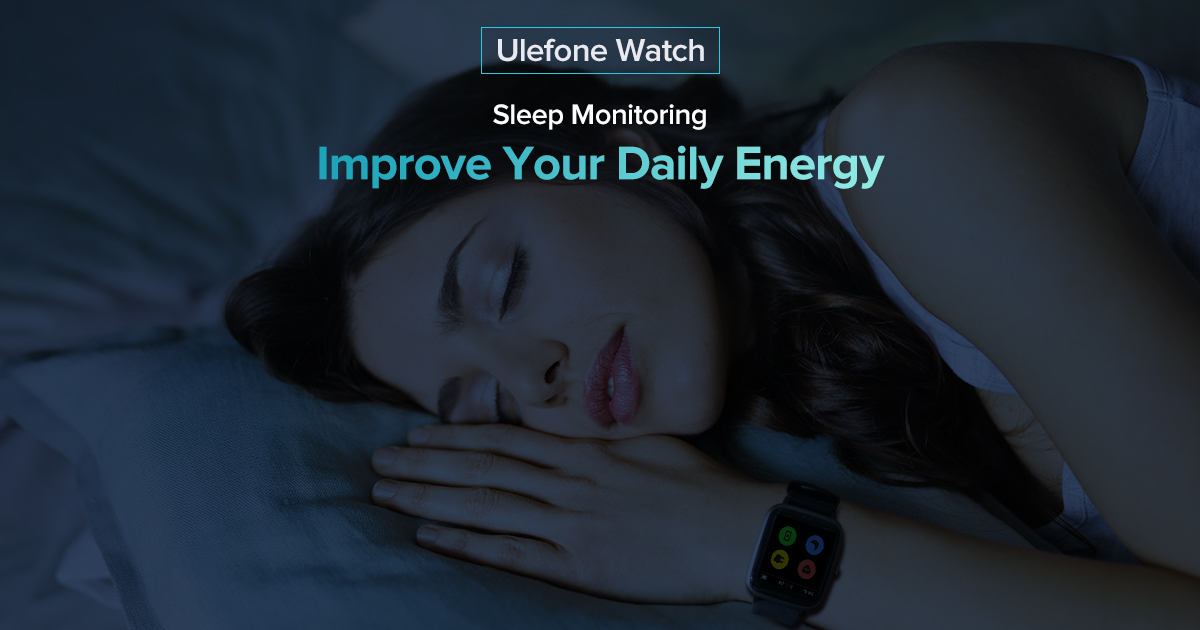 Ulefone Watch can analyze sleep quality in real-time, such as deep sleep, light sleep and awake time, helps to build better sleep habits.