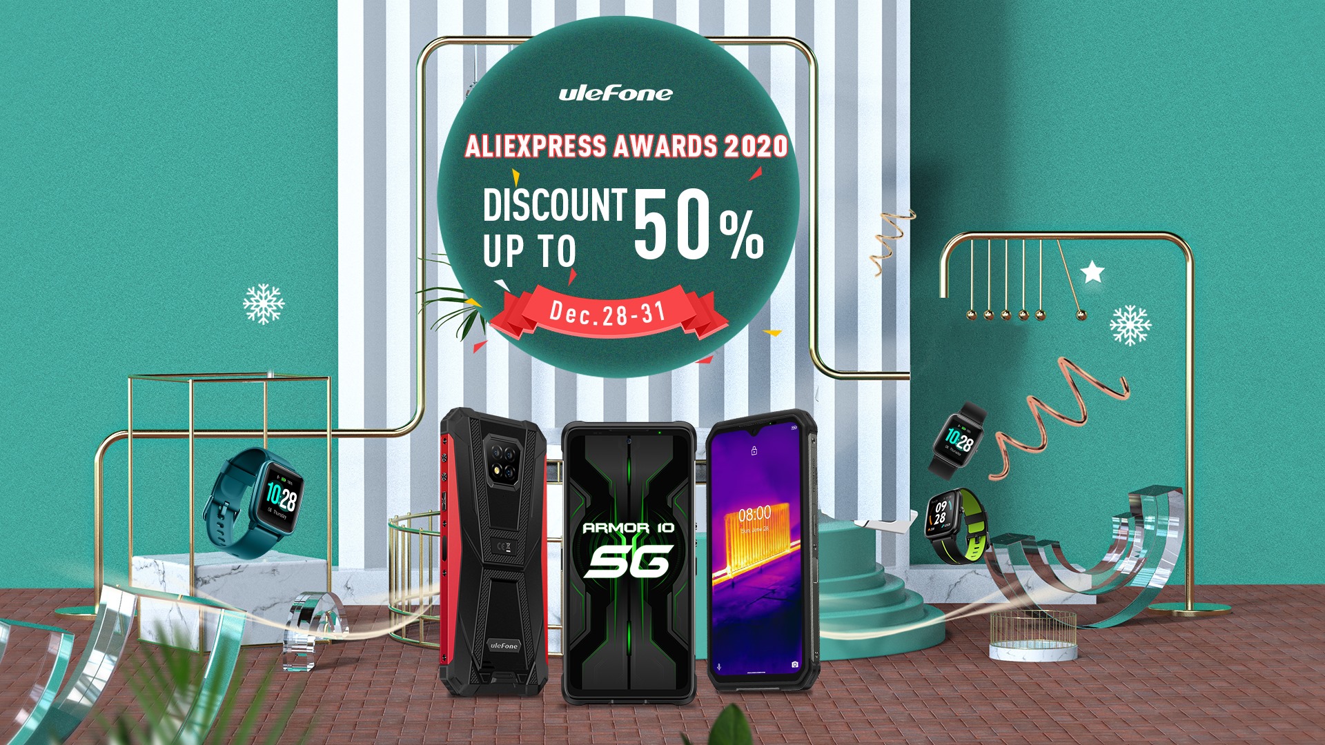 Ulefone Year-End Sale on AliExpress, up to 50% off!🤩