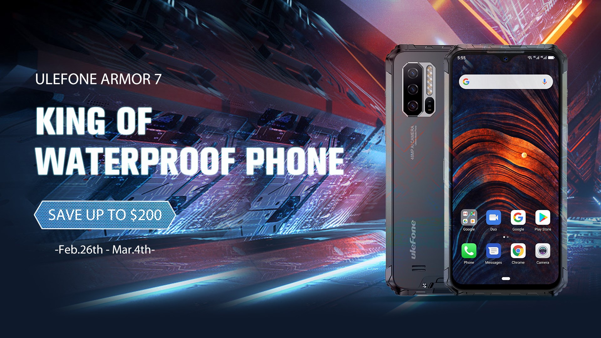 Ulefone Armor 7 One-Week Promotion on Banggood.