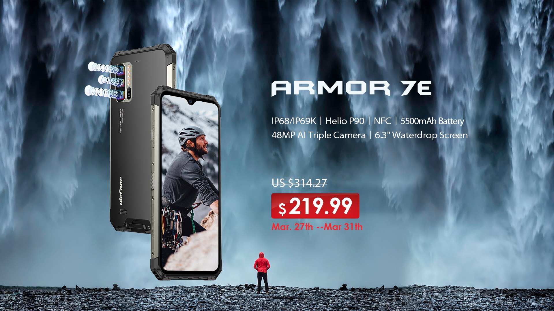 The new price-performance champion rugged phone #UlefoneArmor7E will start presale soon.