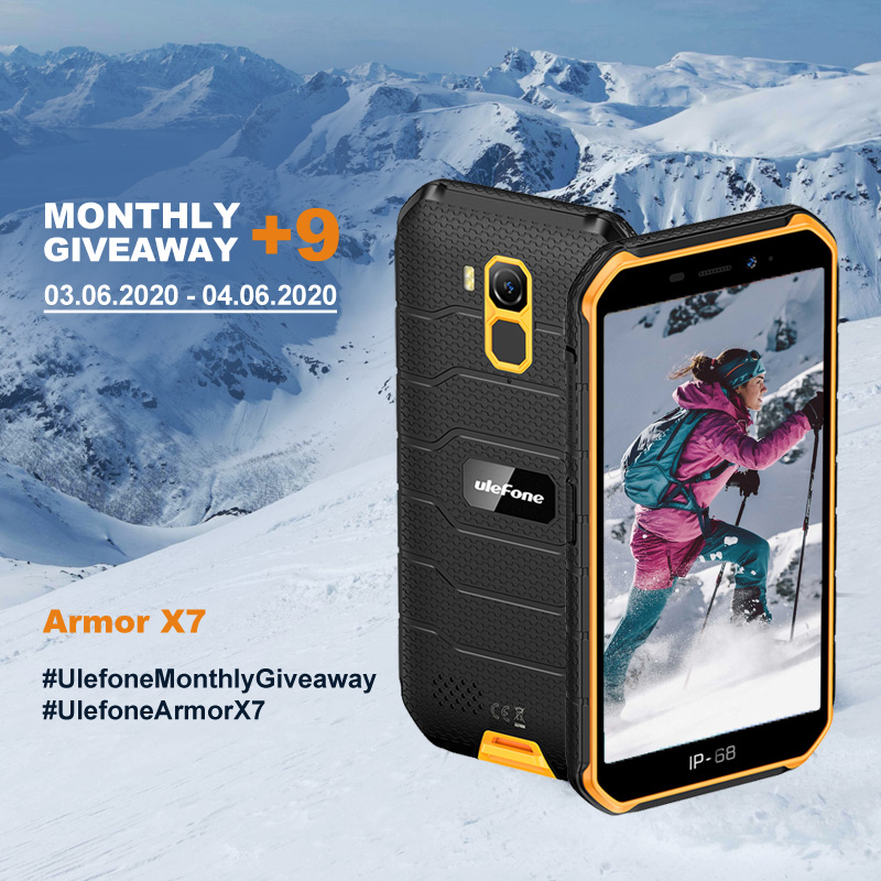 The World’s 1st Android 10 Rugged Phone #UlefoneArmorx7 Giveaway Is Coming! How to win: