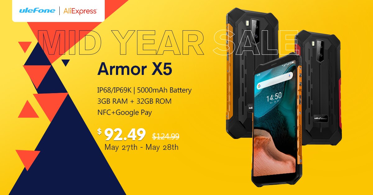 If you are looking for an affordable rugged phone, then take a look at Armor X5. 