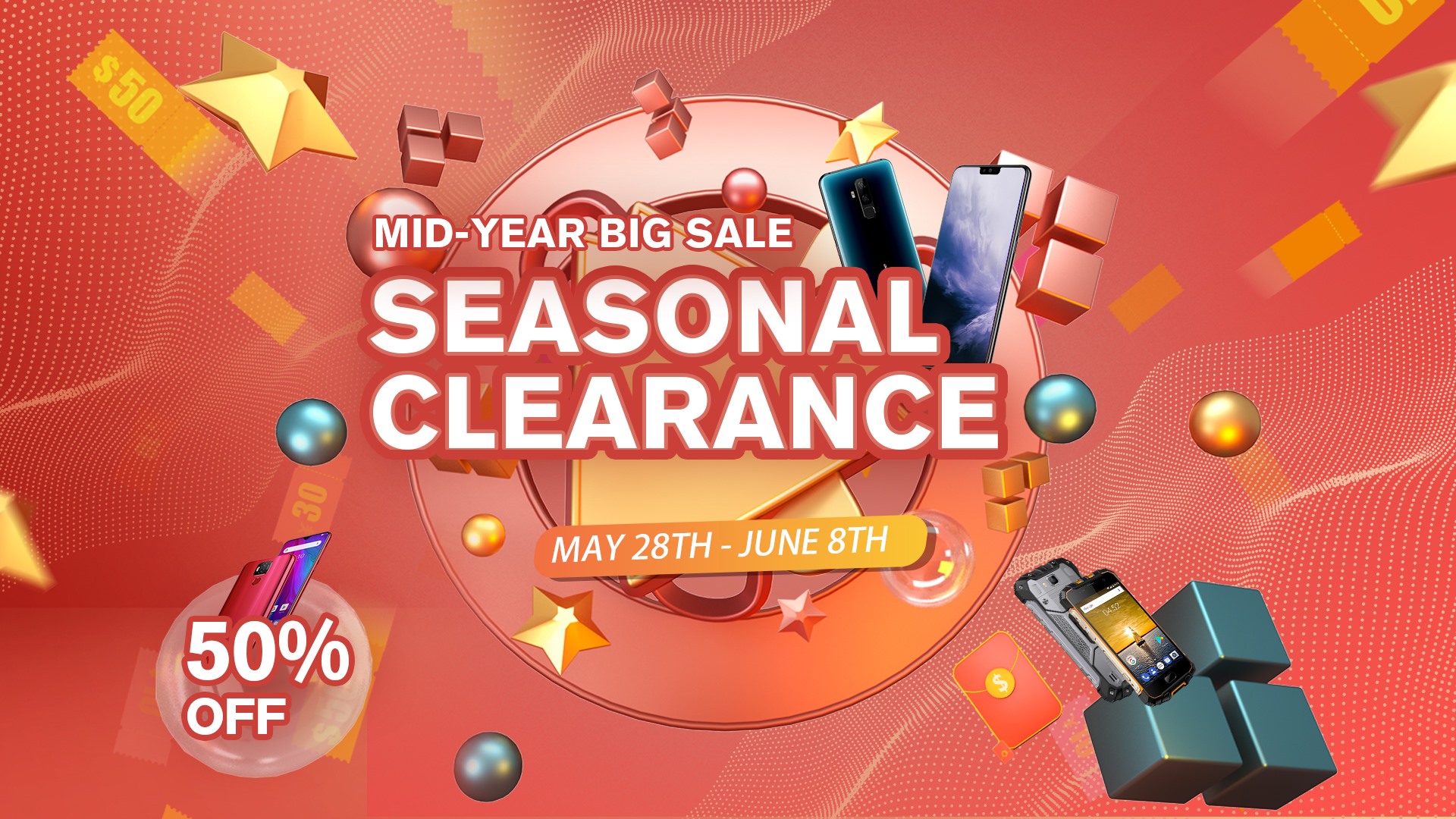 Shop Ulefone's Clearance Sale! Up To 50% Off!