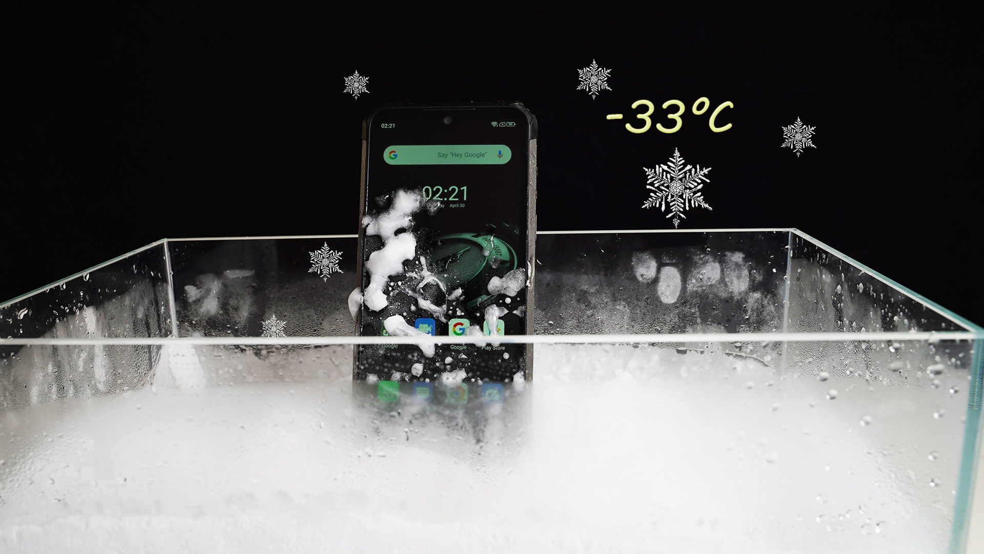 Does the Ulefone Armor 7E work at minus 33 degrees and 90℃ boiled water?