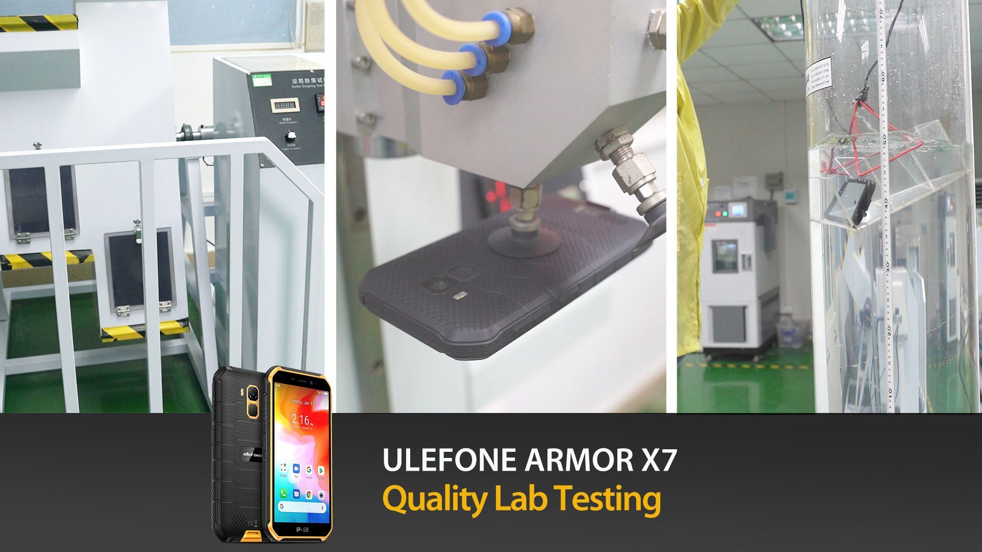 Ulefone Armor X7 Passed All The Challenges in a Lab Test.