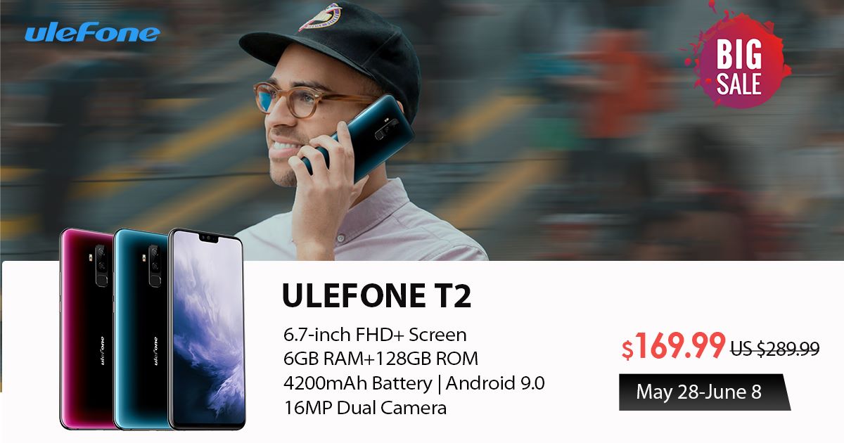 You shouldn't miss it, top-end flagship Ulefone T2 is now on sale at its lowest price ever. Why is it worth buying? Let's review its specs.