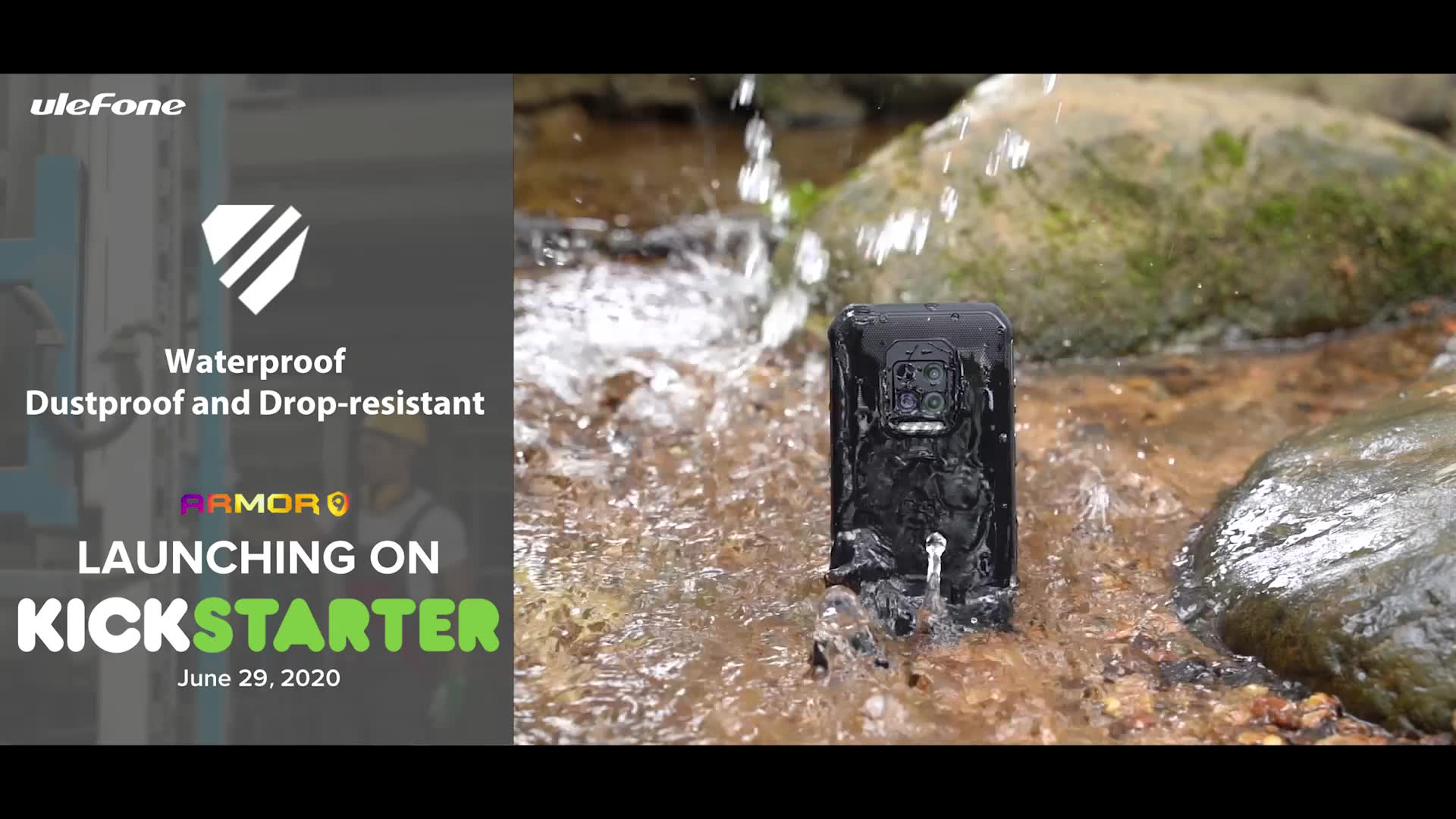 Ulefone Armor 9 - IP68/IP69K/MIL-STD 810G Waterproof, Dustproof, Drop Resistance.