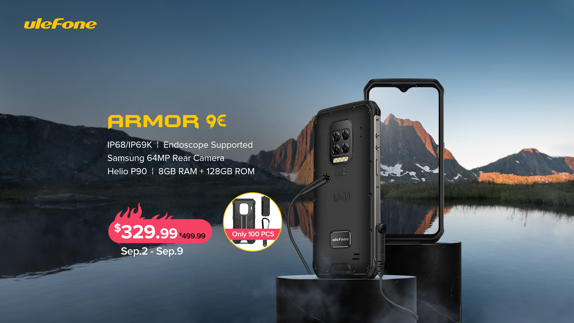 Ulefone Armor 9E with 64MP Quad Camera Available for Purchase Now.