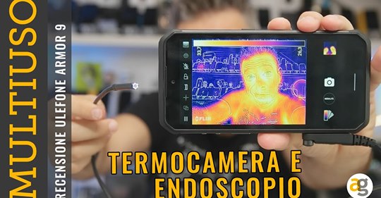 "Recensione ULEFONE ARMOR 9 RUGGED con ENDOSCOPIO e TERMOCAMERA."