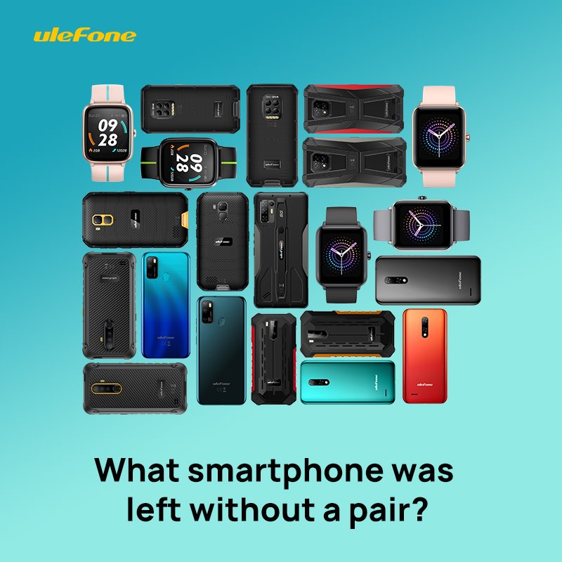 A #riddle for the most attentive people! 😁 There are 11 models of smart devices in this picture. And each model is represented by a pair (albeit in different colors). Can you find a smart device that doesn't have a pair? 🕵‍♂