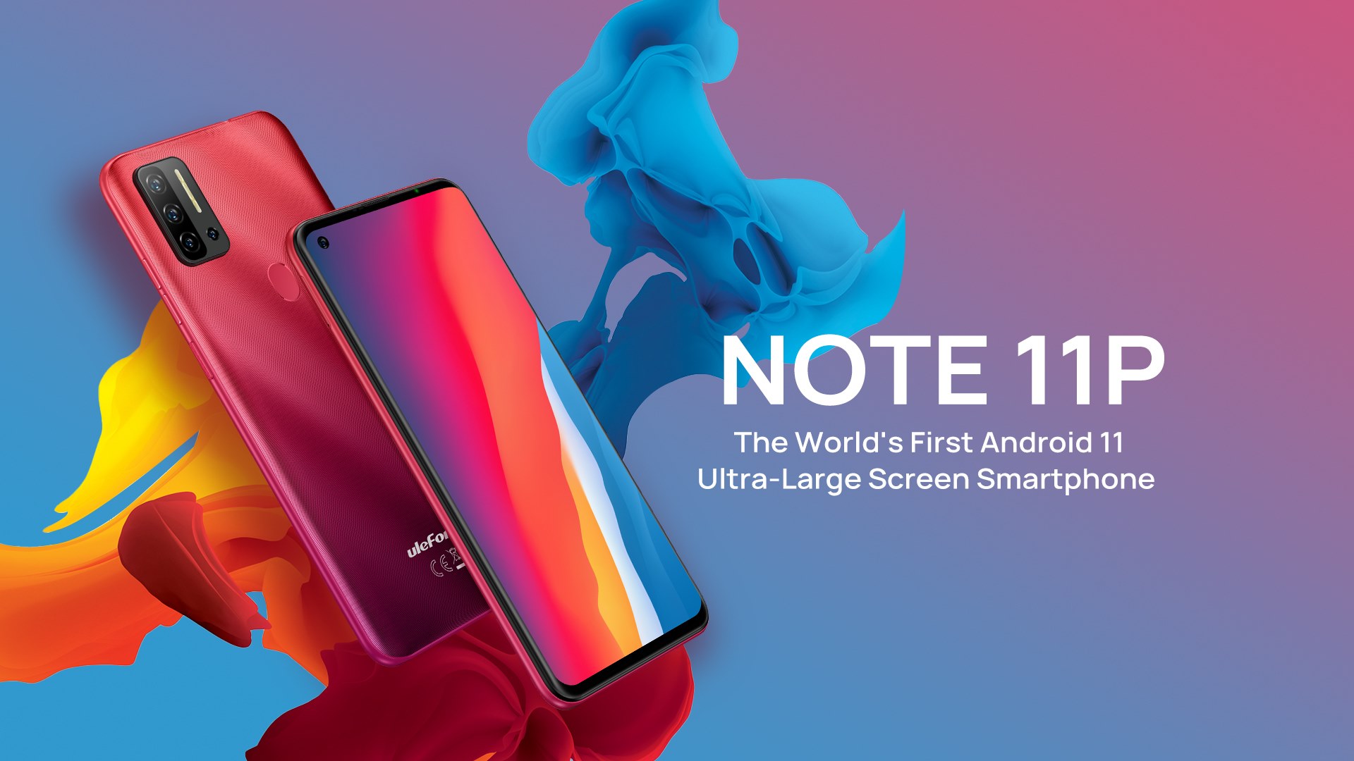 Ulefone Note 11P - The World’s First Android 11 Ultra-Large Screen Smartphone Launched. Ulefone Note 11P is packed with MediaTek Helio P60 octa-core processor along with 8GB of LPDDR4x RAM and 128GB of UFS 2.1 storage. It features a 6.55-inch screen with a punch-hole design, the bigger screen enables you to get an enjoyable visual experience no matter playing games, watching videos, reading files and more.  Learn More>>>www.tomtop.com