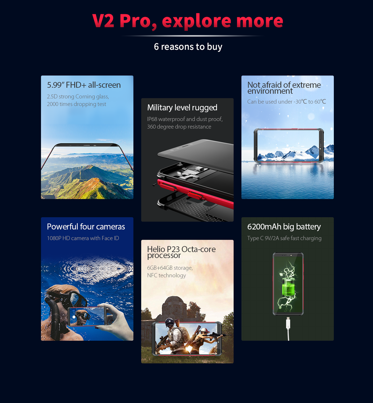 6 reasons to buy the vernee V2 Pro. 