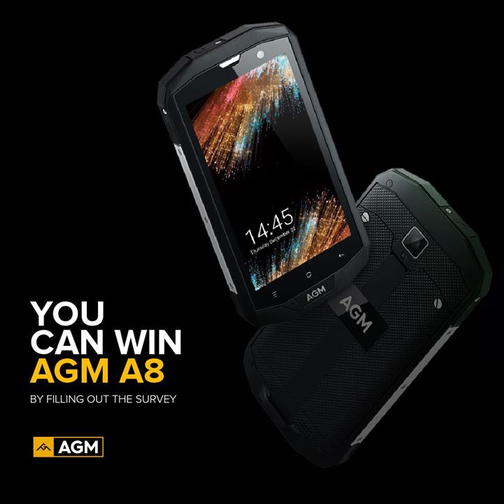 Join the AGM customer survey and help us shape the future of AGM. Stand a chance to win AGM A8 EU version.