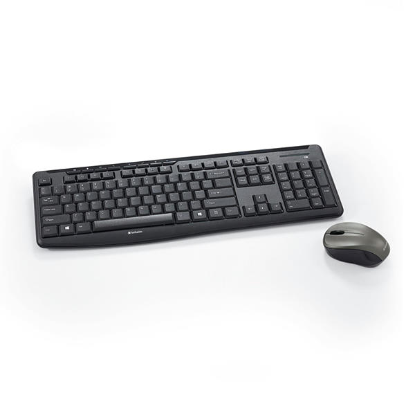 Silence is golden with the Verbatim Silent Mouse and Keyboard Combo. Featuring Blue LED technology and a 2.4Ghz wireless connection, this combination lets you say "goodbye" to noise and "hello" to silence! #TechnologyYouCanTrust #Keyboard